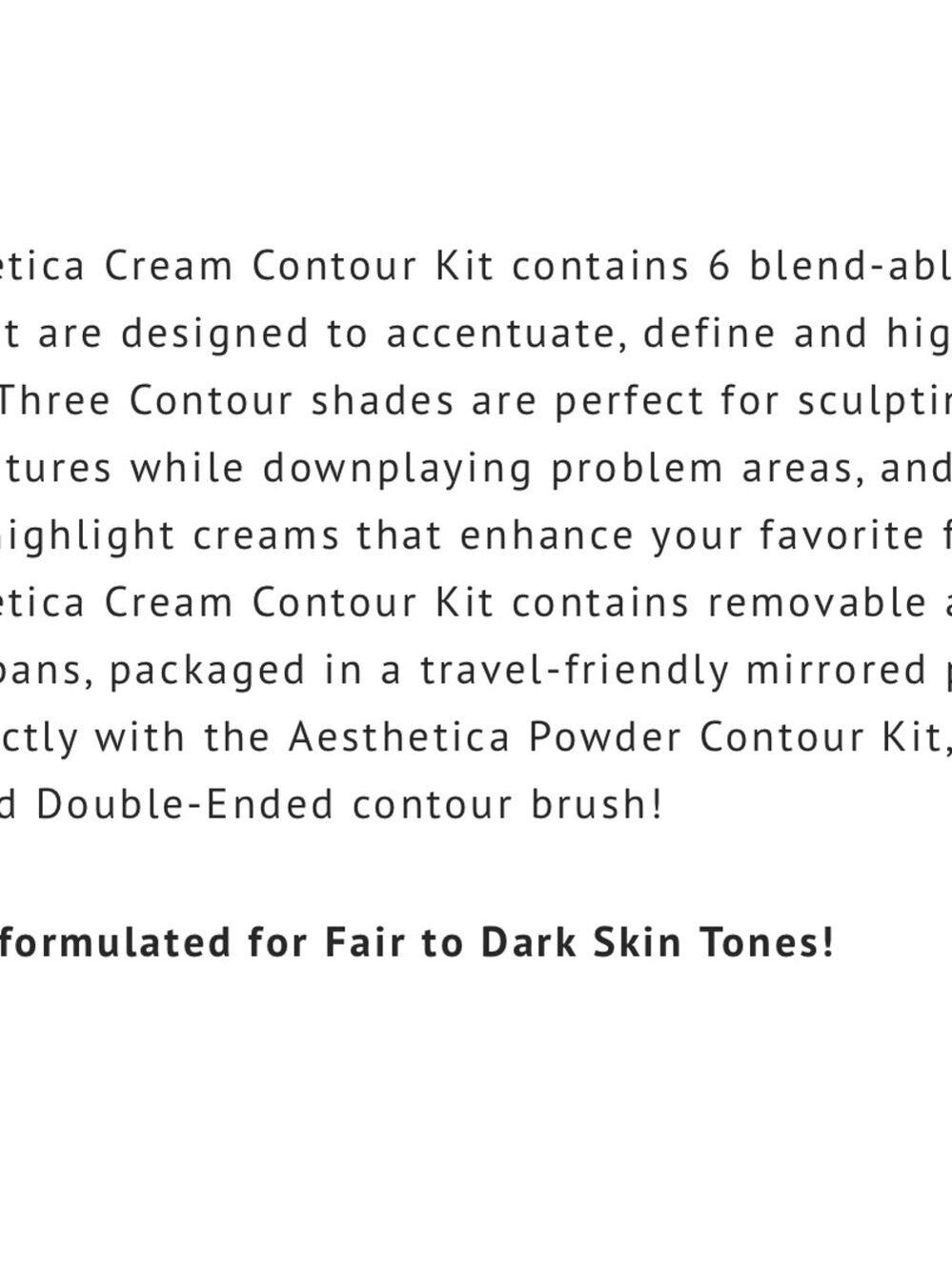 Aesthetica Contour Series Cream - Picture 3 of 8